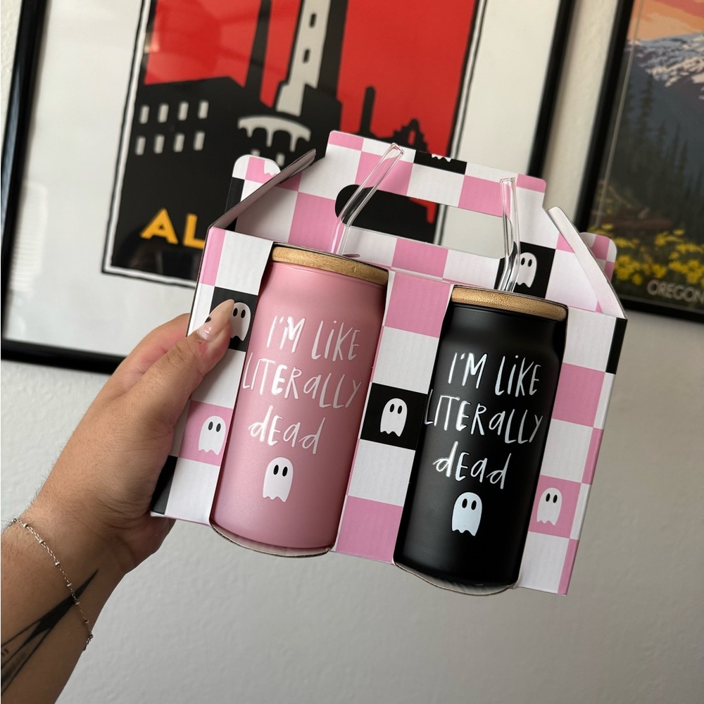 “I'm Like Literally Dead” Black Coffee Tumbler